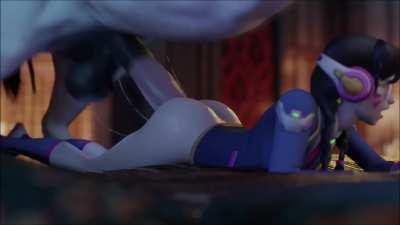 D’va taking her horse deep. (Thebartender)