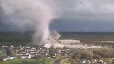 tornado in Kazakhstan