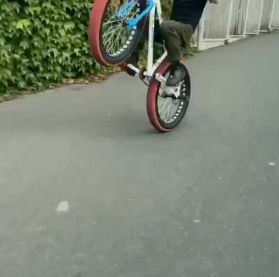 WCGW riding a bike like a maniac