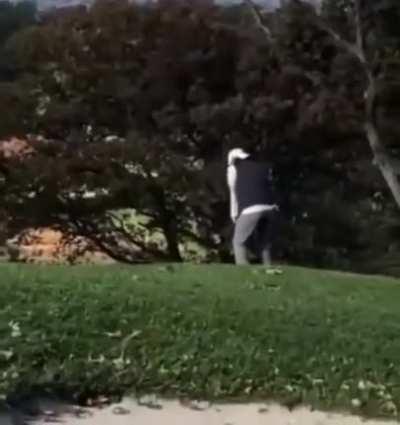 smh can't even play golf these days