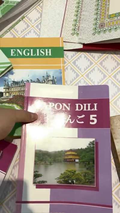 First page of a book published in Turkmenistan