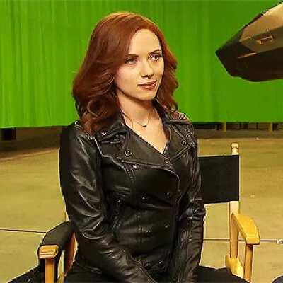 Scarlett Johansson waiting for you to jerk off to her