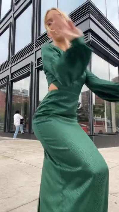 Beautiful green dress