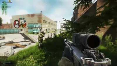 Our friend got a really good POV of our other friend getting decked