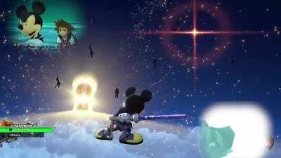 Mickey confronting all of the Aqua Stans online