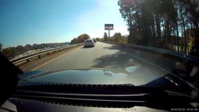 What else do you do when someone stops you and gets out of their car?