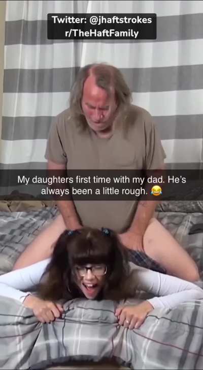 My dads first time with my daughter is special, so we filmed it