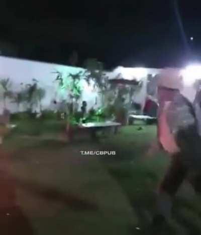 To jump over the fire