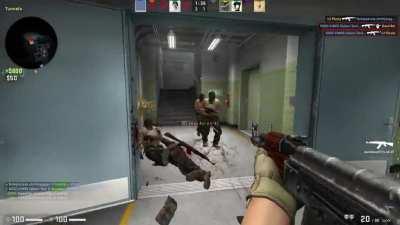 DO NOT Run and shoot with the Ak-47 it makes it inaccurate and you will not get kills