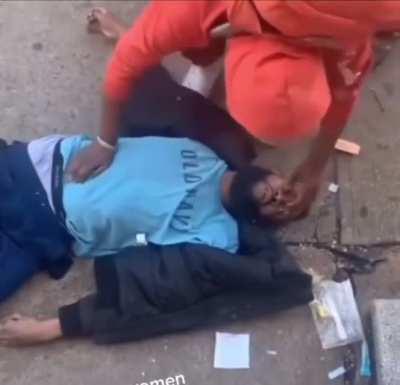 Tiktoker films a funny video instead of helping save the unconscious guys