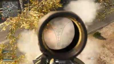 Big thanks to whoever left the grenade launcher for me coming out of the Gulag