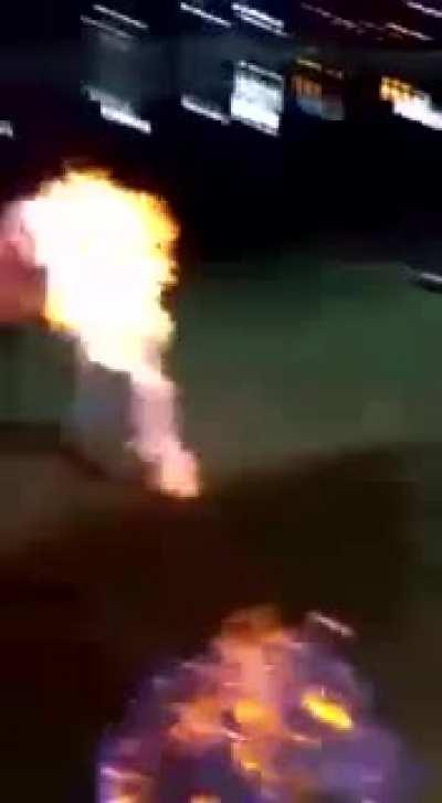 Idiot ulted on the eco round, smh