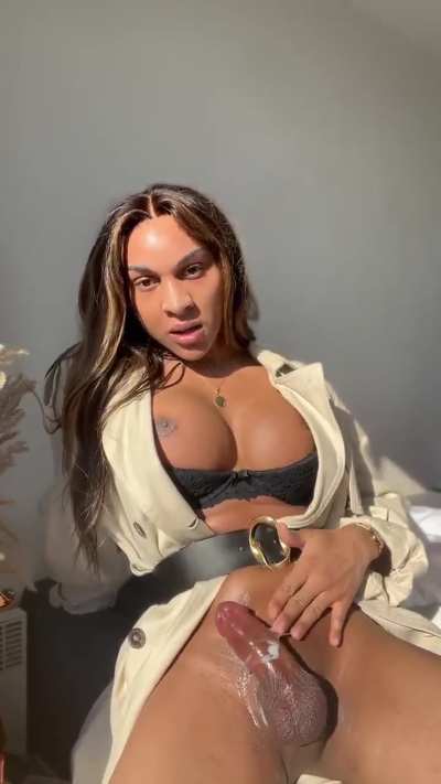 Cum all over herself