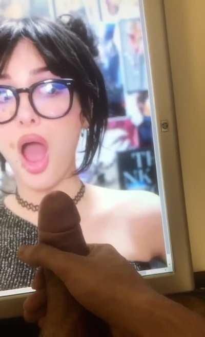 She is just milked my cock