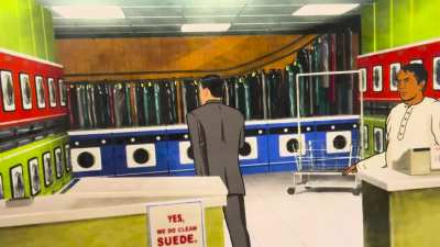 Rajan, the laundromat guys voice actor, is it Shelly Desai? Like Krenshaw?