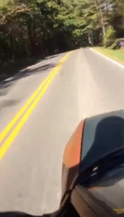 Skateboarding in a freaking hoopty!