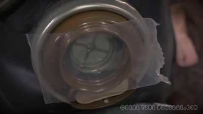 Air? What air? Oxygen is overrated these days! Stop complaining or I’ll shock your fucking rotten cunt.