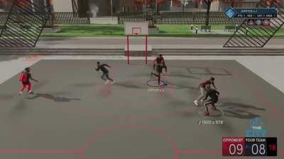 Alley oop contact dunks are so much fun.