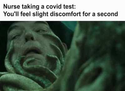 Covid test isn't actually bad