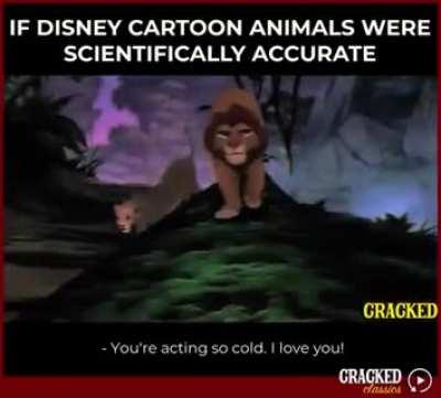 Thanks, I hate realistic The Lion King