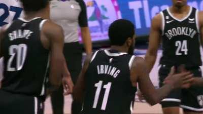 [Highlight] Kyrie does not care how many 7-footers the Wolves have