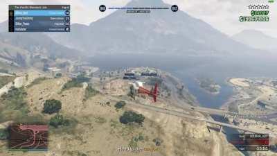 Remember you can use heli to keep money safe in Pacific Finale