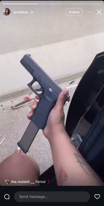 My potna girlfriend threw his switch in the river