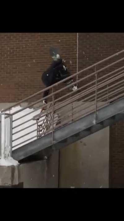 sliding up the rail (max parrot)