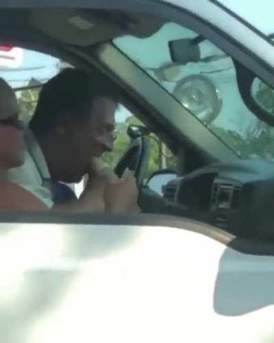 Just sucking on some feet while stuck in traffic