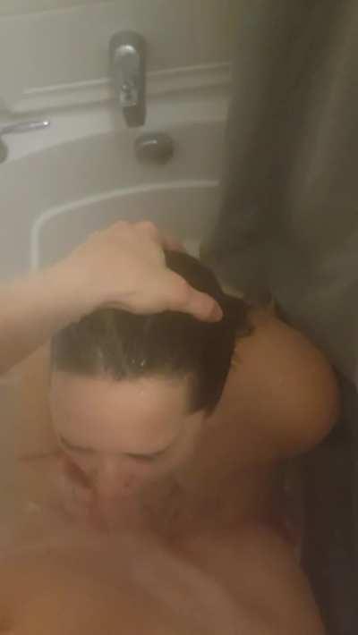 face fuck me in the shower so I can't breathe please?