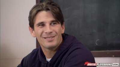 Stoya making new friends pretty quickly in her new school