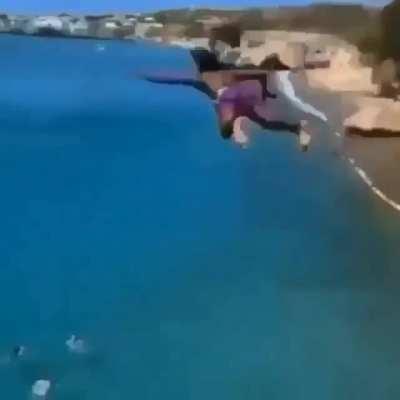 Saw this video in r/ that's insane. This song was the first thing to come to mind