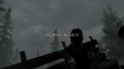 First time playing Skyrim in years and...