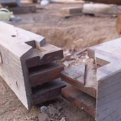 This joint found while taking apart a 92 yr old house.