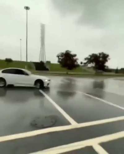 How did he not see the wall?