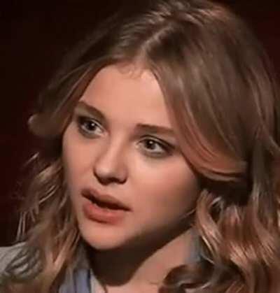 Chloe Grace Moretz right before she feeds on your sausage.