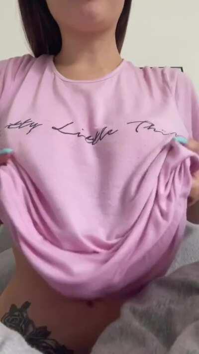 my morning titty drop :)
