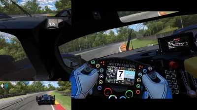 The cars aren't real but the driving is