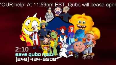 Qubo's final minutes on the air - 2/27/2021 [HD/Fake]