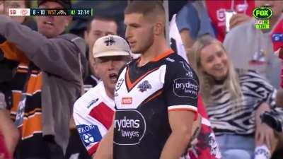 Dragons fan psychs out Adam Doueihi
