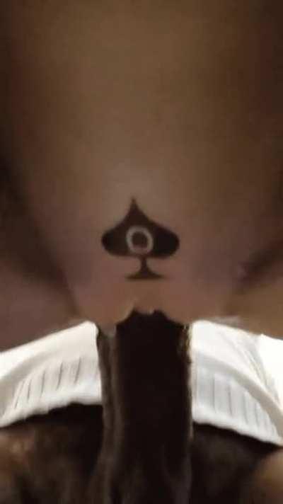 Hubby has a perfect view