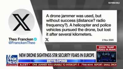 FOX NEWS - Major Concerns: New drone sightings SPARK security fears - Mystery drone incursions reported over Belgian military base that houses US tactical nukes