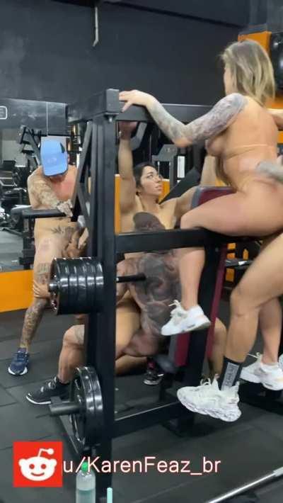 Sex in the gym