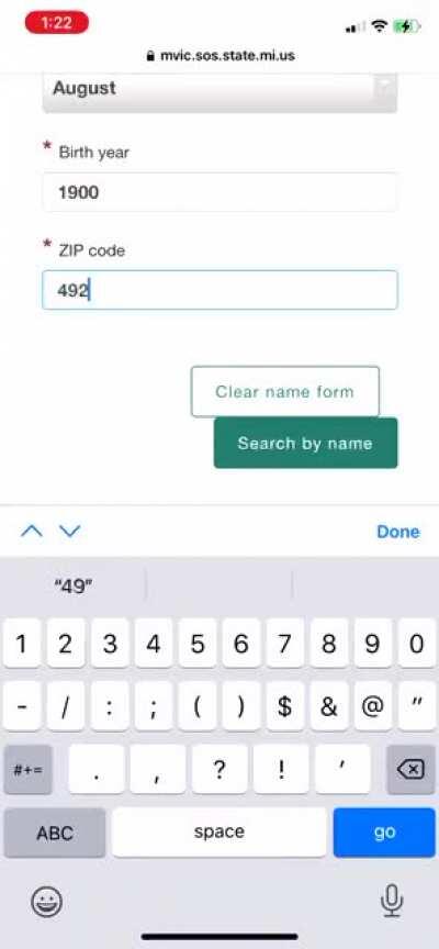120 yrs old voting via absentee ballot