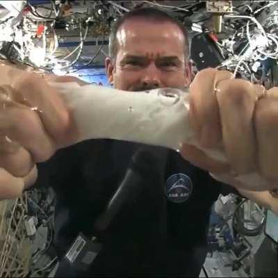 A Soaking Wet Towel In Space