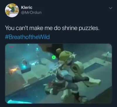 Link doesn’t exactly have the triforce of wisdom but he sure as hell has courage