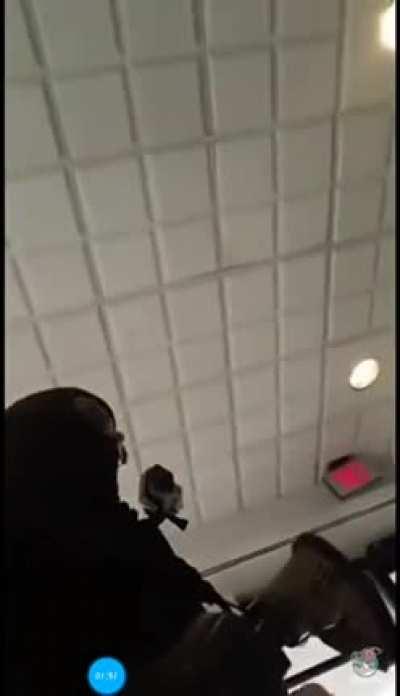 Man walks in police station armed with assault rifle and wearing bulletproof vest