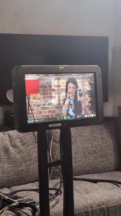 Jane filming herself