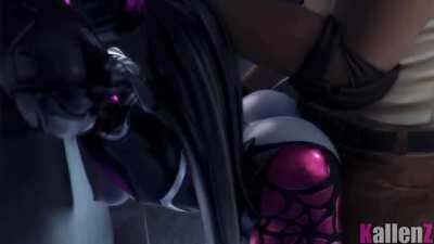 Widowmaker Against The Wall (Kallenz) [Overwatch]