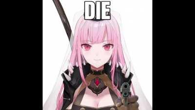 She's talking about the gardening tool, of course...